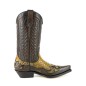 BOTA COWBOY MILANELO ZAMORA PITÓN CAMEL 3 BOTA COWBOY MILANELO ZAMORA PITÓN CAMEL 3