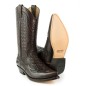 BOTA COWBOY MILANELO ZAMORA PITÓN MARRÓN