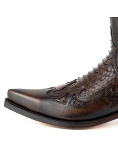 BOTA COWBOY MILANELO ZAMORA PITÓN CUERO 12