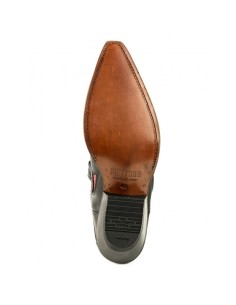 BOTA COWBOY CRAZY OLD NEGRO PITÓN ROJO