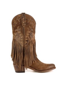 BOTA BOHO AFELPADO TABACO MAYURA