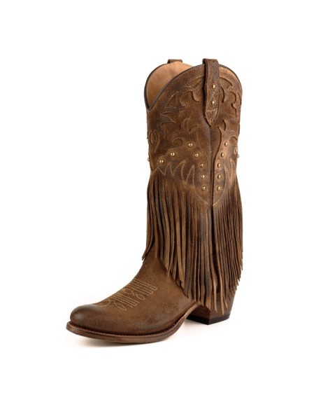 BOTA BOHO AFELPADO TABACO MAYURA