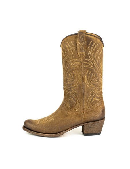 BOTA BOHO CRISTI AFELPADO TABACO MAYURA