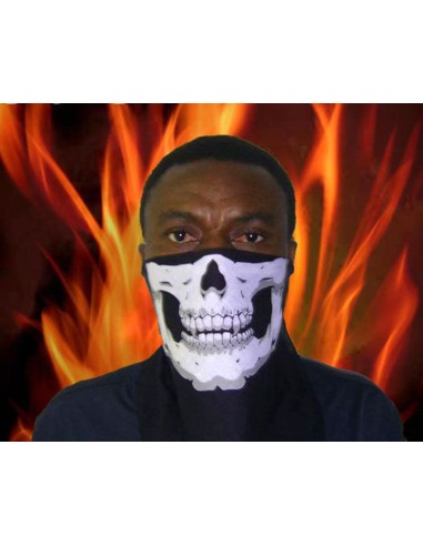 PAÑUELO SKULL FACE 48X48CM PAÑUELO SKULL FACE 48X48CM