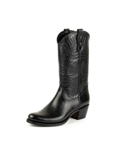 BOTA BOHO CRISTI NAPPA NEGRO MAYURA