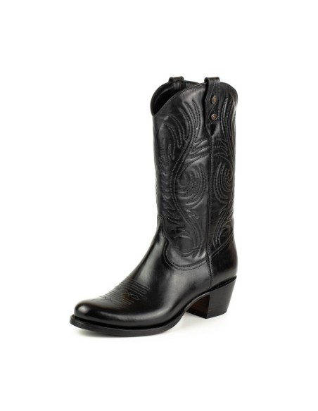 BOTA BOHO CRISTI NAPPA NEGRO MAYURA