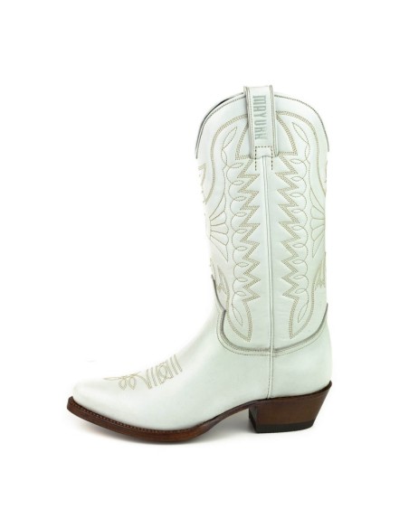 BOTA COWBOY ARPIA NAPPA BLANCO HUESO MAYURA