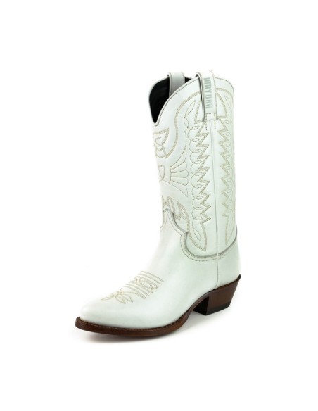 BOTA COWBOY ARPIA NAPPA BLANCO HUESO MAYURA
