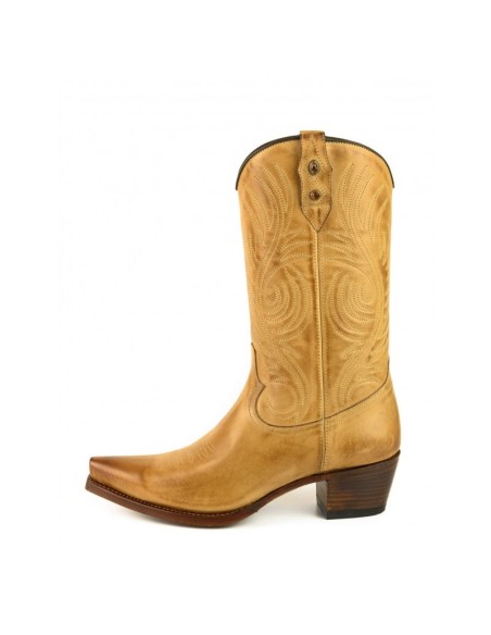 BOTA COWBOY VIRGI NAPPA VAINILLA MAYURA