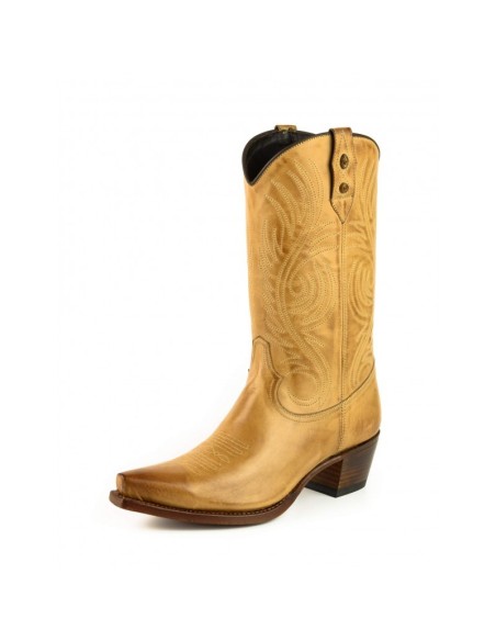 BOTA COWBOY VIRGI NAPPA VAINILLA MAYURA