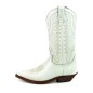BOTA COWBOY VINTAGE BLANCO HUESO MAYURA