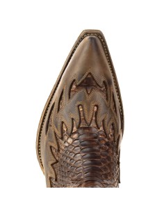 BOTA COWBOY CRAZY OLD SADALE-PITÓN CASTAÑO MATE 12 MAYURA