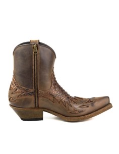 BOTA COWBOY CRAZY OLD SADALE-PITÓN CASTAÑO MATE 12 MAYURA