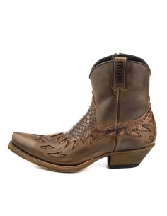 BOTA COWBOY CRAZY OLD SADALE-PITÓN CASTAÑO MATE 12 MAYURA