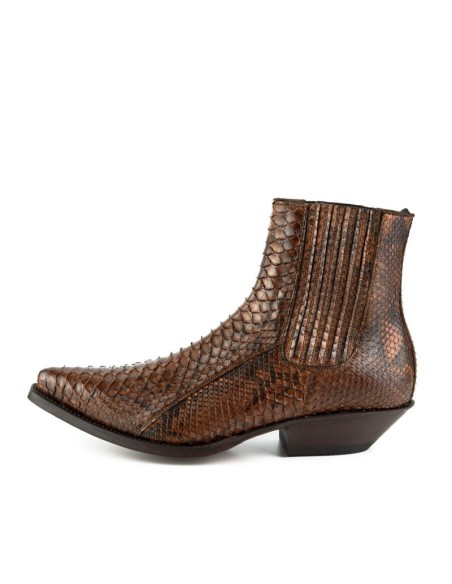 BOTA EXOTICA HARRIER M -50 PITON COÑAC MAYURA