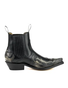 BOTA COWBOY 1931 MILANELO BONE PULL OIL NEGRO MAYURA