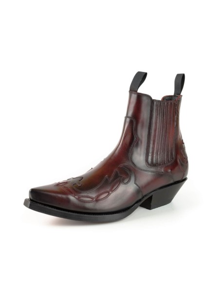 BOTA COWBOY AUSTIN-1931 BURDEOS-NEGRO MAYURA