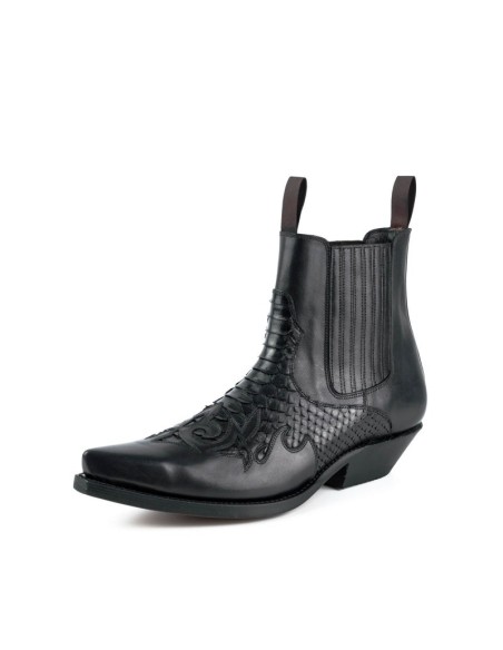 BOTA COWBOY ROCK-2500 PITON NEGRO MAYURA