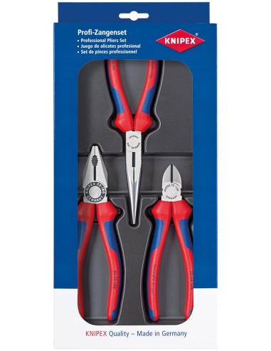 ALICATES KNIPEX SET DE 3 UNDADES ALICATES KNIPEX SET DE 3 UNDADES