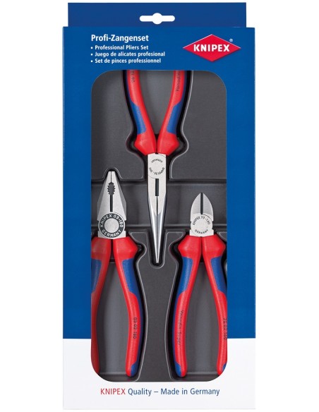 ALICATES KNIPEX SET DE 3 UNDADES