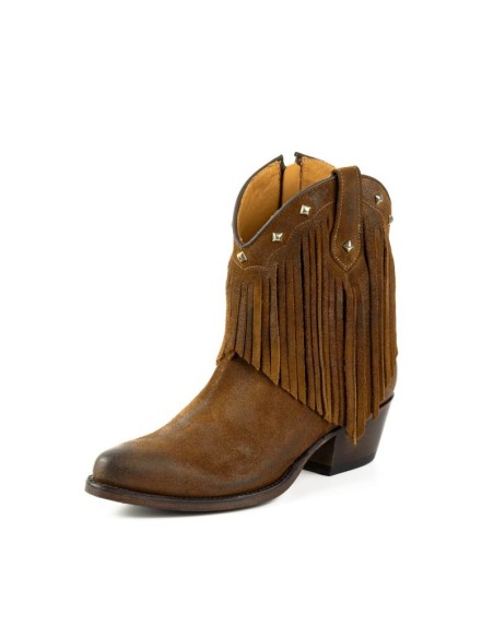 BOTA COWBOY 2374 ATENEA-F AFELPADO MARRÓN TABACO MAYURA