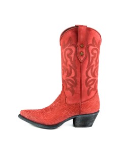 BOTA STYLE FASHION 2524 ALABAMA ROJO LAVADO MAYURA