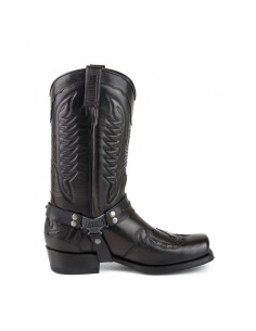 BOTA COWBOY INDIAN 2471 NEGRO MAYURA