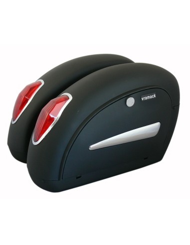 ALFORJAS RÍGIDAS MINI FREE BIKER NEGRO MATE UNIVERSALES