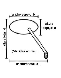 ESPEJO MAGAZI RECTANGULAR UNIVERSAL