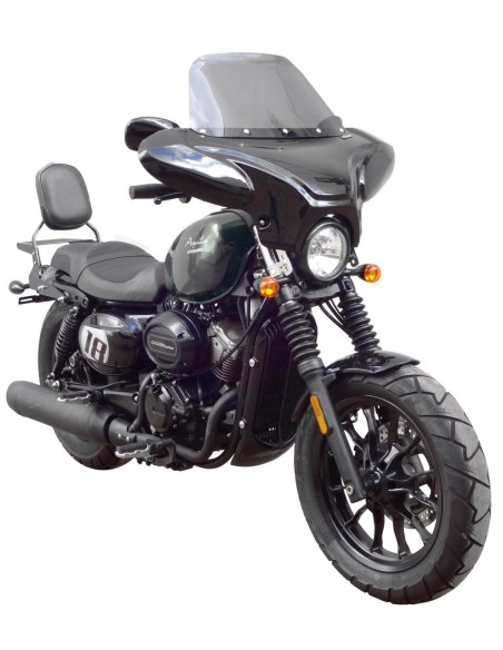 PARABRISAS BATWING CARENADO HYOSUNG AQUILA GV125S BOBBER - GRAND VOYAGE