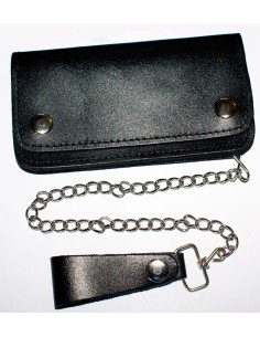 CARTERA PIEL 17X9 AC CON CADENA PARA CINTURÓN