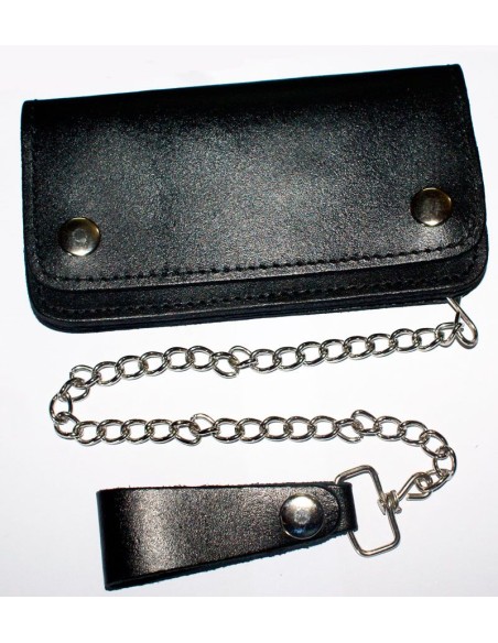 CARTERA PIEL 17X9 AC CON CADENA PARA CINTURÓN
