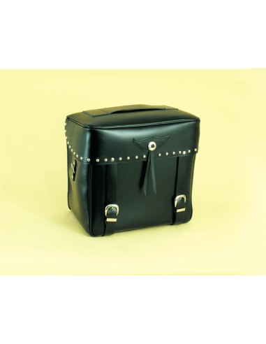 BAÚL RESPALDO MOTO PIEL CLASICO TACHUELAS BAÚL RESPALDO MOTO PIEL CLASICO TACHUELAS