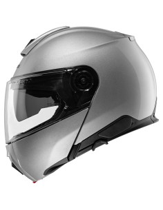 CASCO C5 SCHUBERTH MODULAR PLATA BRILLO