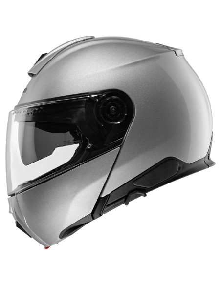CASCO C5 SCHUBERTH MODULAR PLATA BRILLO