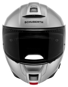 CASCO C5 SCHUBERTH MODULAR PLATA BRILLO