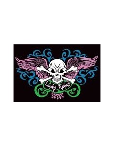 BANDERA LADY RIDER 23X15 CM