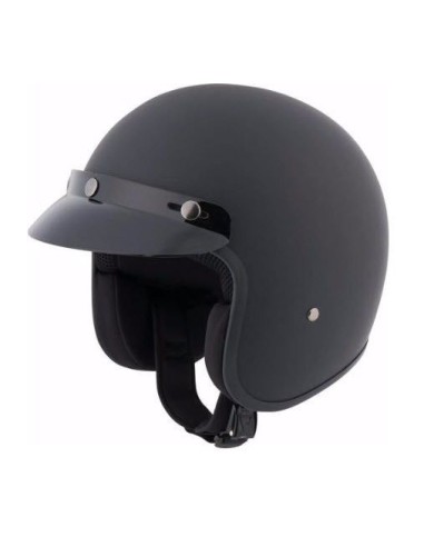 CASCO CUSTOM FIBRA VIDRIO NEGRO MATE HOMOLOGADO CASCO CUSTOM FIBRA VIDRIO NEGRO MATE HOMOLOGADO