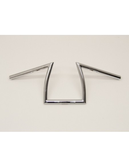 MANILLAR Z-BARS ANCHO 68,5 CM. 25,4 MM NEGRO CON MUESCA CABLE Y 3 RANURAS CABLEADO INT