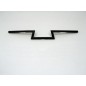 MANILLAR Z-BARS NEGRO ANCHO 85 CM. 31,75 MM MANILLAR Z-BARS NEGRO ANCHO 85 CM. 31,75 MM