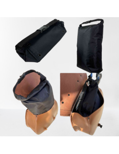 ALFORJA LATERAL PIEL FAT BANDO BASICA UNIVERSAL