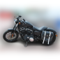 ALFORJA LATERAL PIEL BANDO BASICA BICOLOR PARA HARLEY DAVIDSON MOD. SPORTSTERS