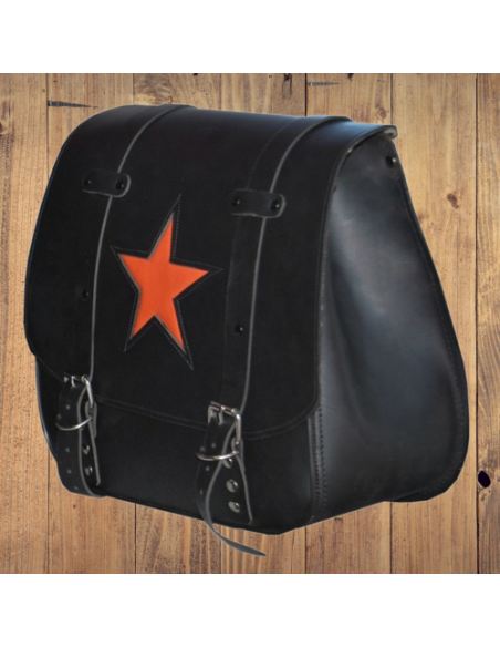 ALFORJA LATERAL ULISES BASICA ESTRELLA NARANJA UNIVERSAL