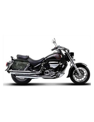 ALFORJAS PIEL ALHAMA TRENZADO COCO PARA HYOSUNG ST 7