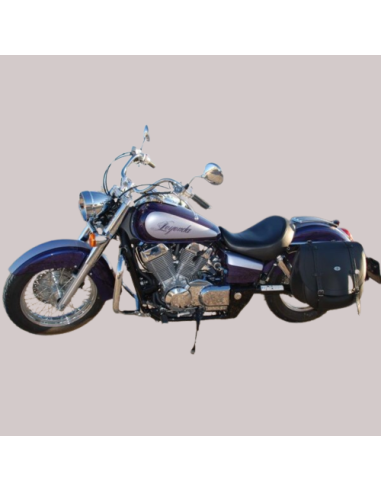 ALFORJA LATERAL PIEL BIG BANDO BASICA PARA HONDA SHADOW 750 ALFORJA LATERAL PIEL BIG BANDO BASICA PARA HONDA SHADOW 750