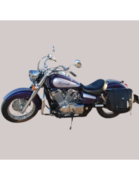 ALFORJA LATERAL PIEL BIG BANDO BASICA PARA HONDA SHADOW 750
