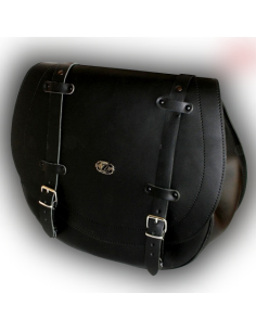 ALFORJA LATERAL PIEL BIG BANDO BASICA PARA HONDA SHADOW 750
