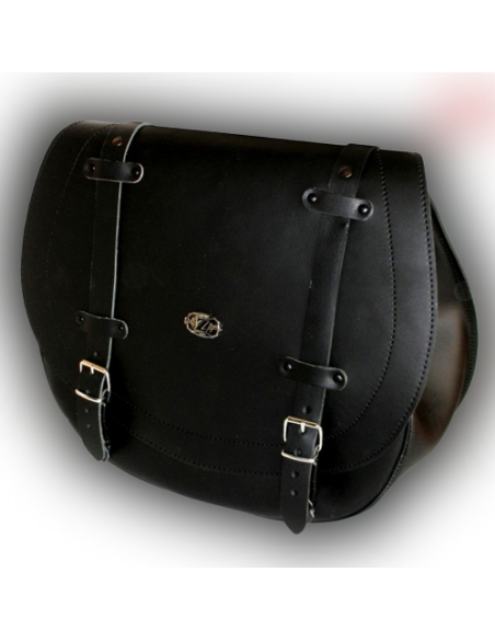 ALFORJA LATERAL PIEL BIG BANDO BASICA PARA HONDA SHADOW 750