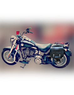 ALFORJA PIEL BANDO BASICA PARA SOFTAIL FAT-BOY H.D