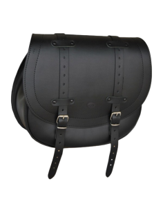 ALFORJA PIEL BANDO BASICA HD STREET-BOB DYNA HUECO AM IZDA